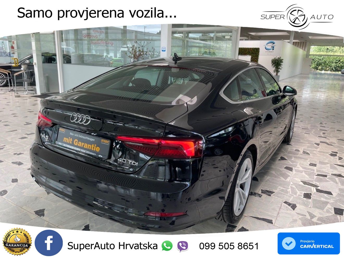 Audi A5 Sportback 40 TDI (190 KS) S tronic