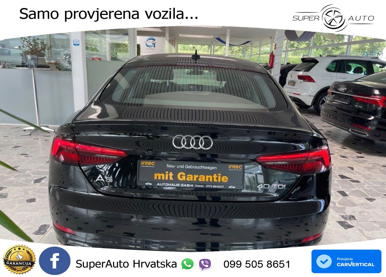 Audi A5 Sportback 40 TDI (190 KS) S tronic