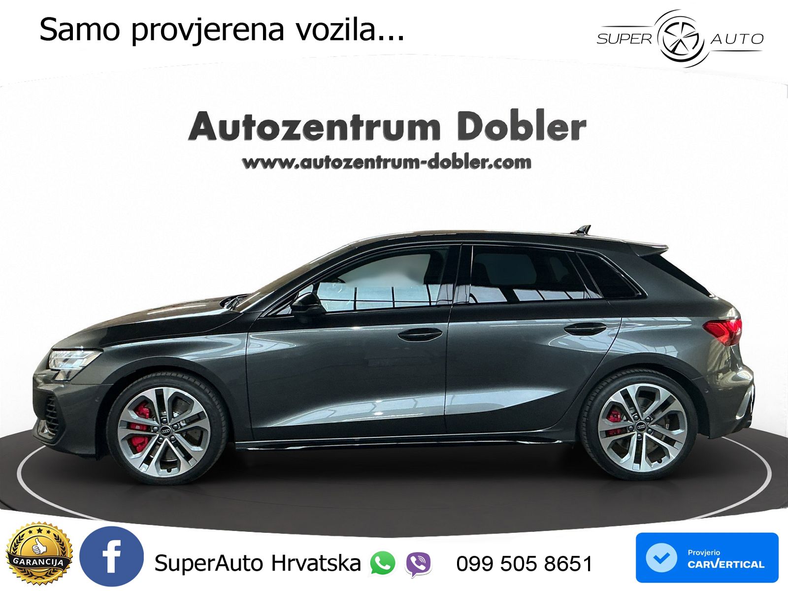 Audi S3 2.0 TFSI (333 KS) quattro S tronic MATRIX+GR SJED+KAM