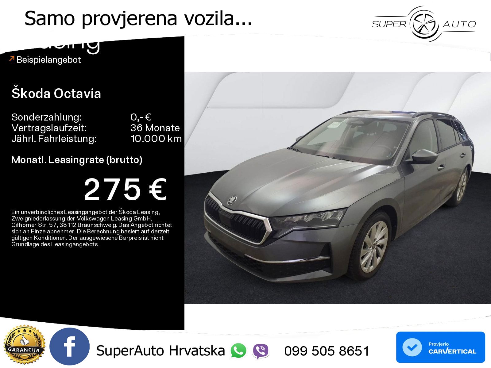 Škoda Octavia Combi 2.0 TDI (150 KS) DSG Selection LED+GR SJED+ACC
