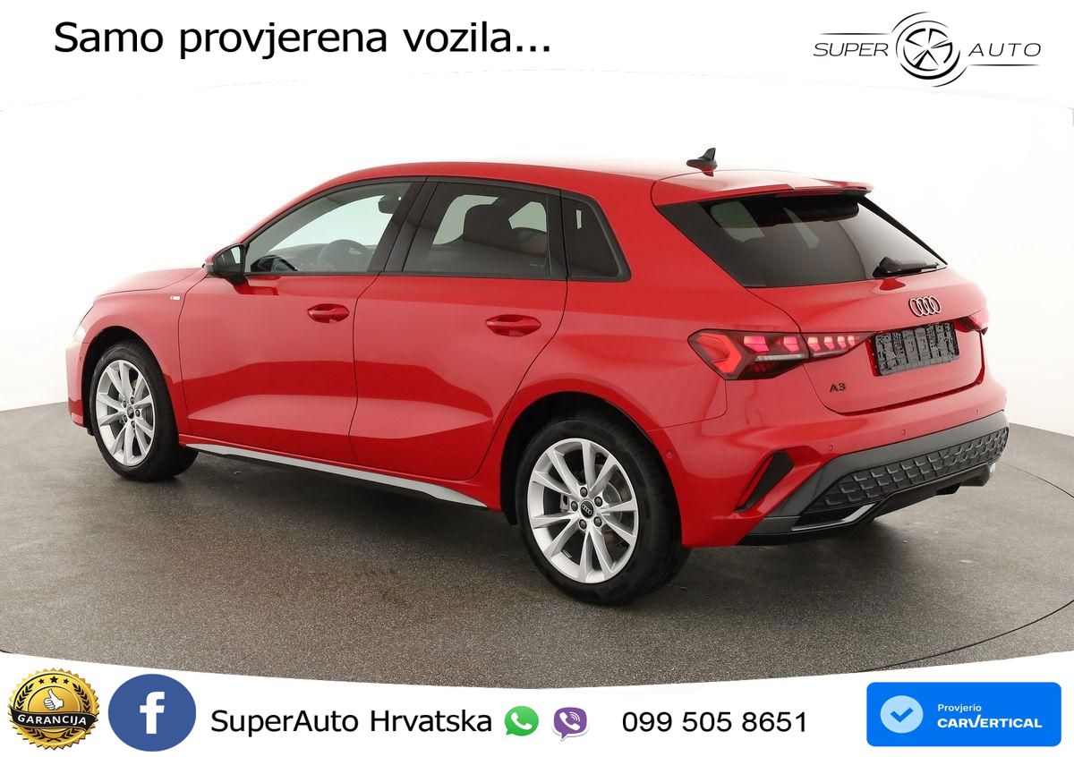 Audi A3 35 TFSI (150 KS) S tronic S line MATRIX+GR SJED+KAM