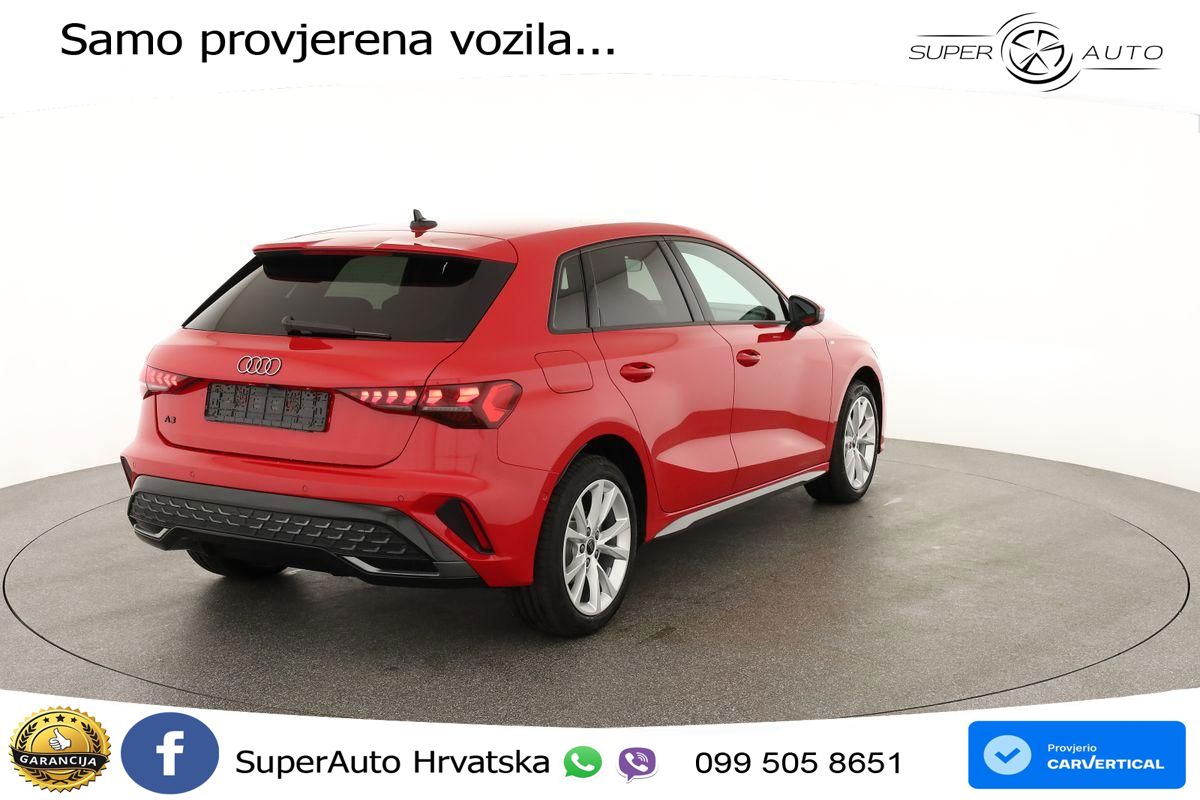 Audi A3 35 TFSI (150 KS) S tronic S line MATRIX+GR SJED+KAM