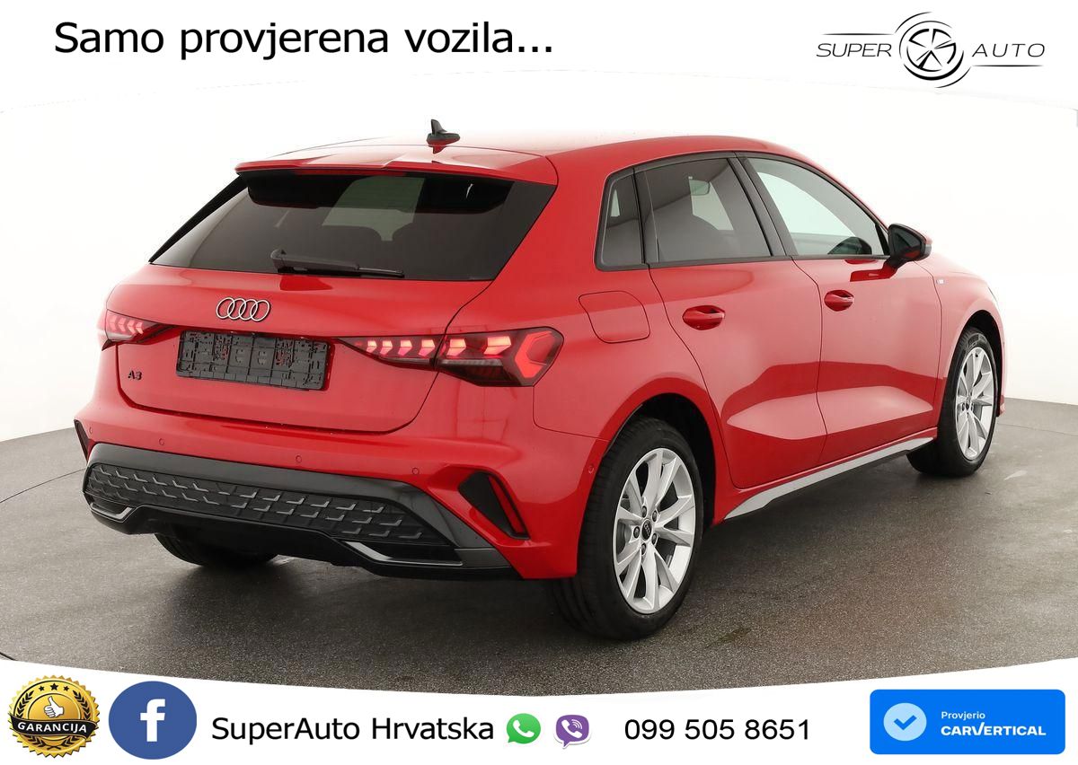 Audi A3 35 TFSI (150 KS) S tronic S line MATRIX+GR SJED+KAM