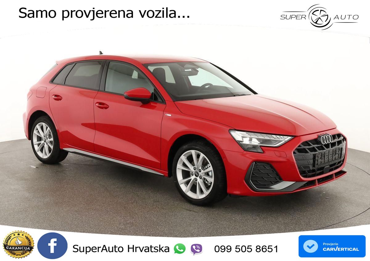 Audi A3 35 TFSI (150 KS) S tronic S line MATRIX+GR SJED+KAM