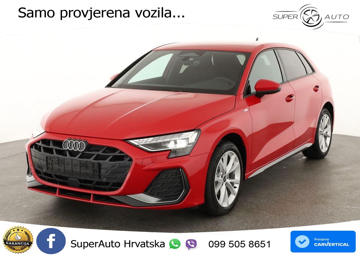 Audi A3 35 TFSI (150 KS) S tronic S line MATRIX+GR SJED+KAM
