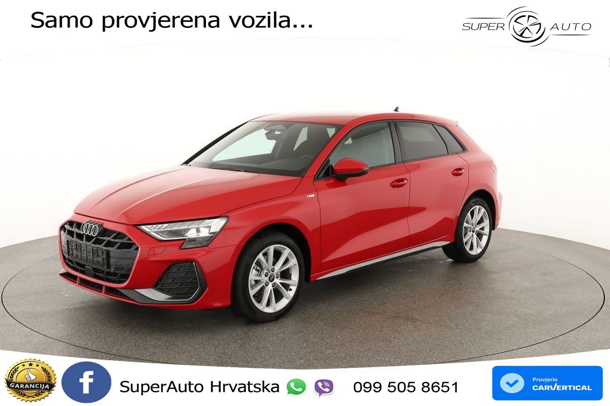 Audi A3 35 TFSI (150 KS) S tronic S line MATRIX+GR SJED+KAM