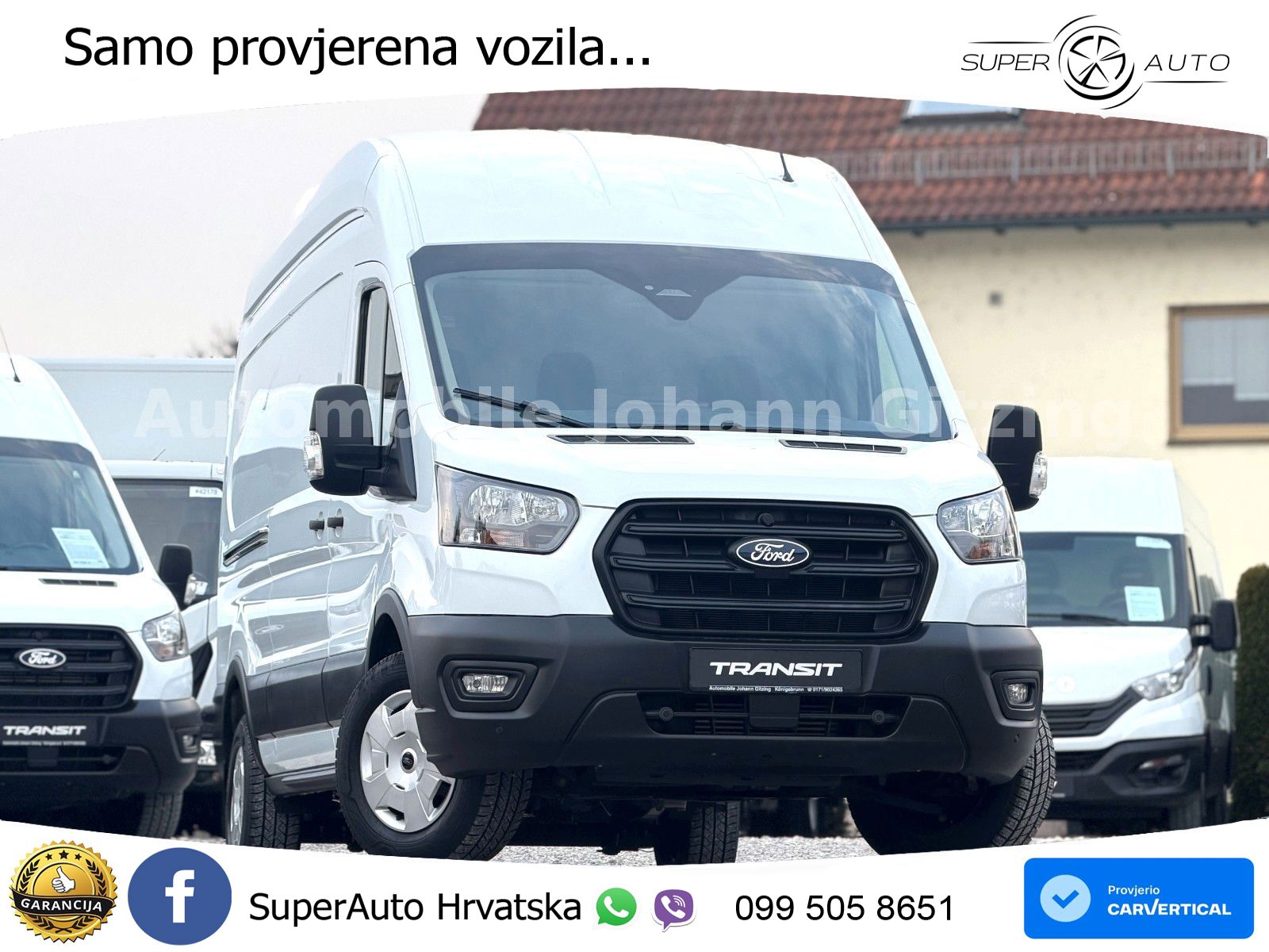 Ford TRANSIT 350 Trend L3H3 Kurz+Hoch AHK RFK SHZ AIR 131 KS