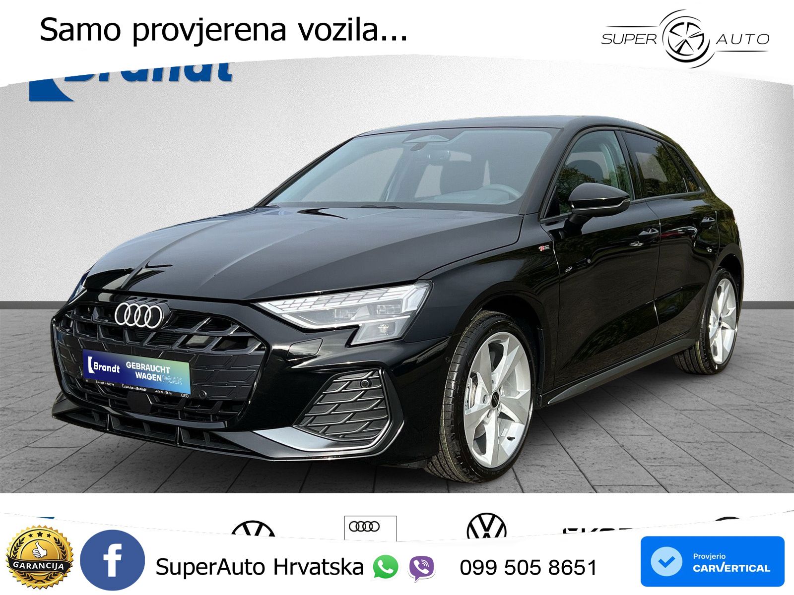 Audi A3 Sportback 40 TFSI (204 KS) quattro S tronic S line