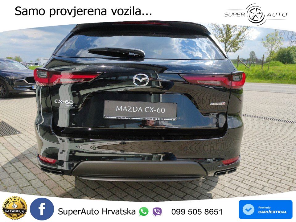 Mazda CX-60 3.3 e-Skyactiv D (254 KS) AWD Automatic LED+GR SJED+ACC