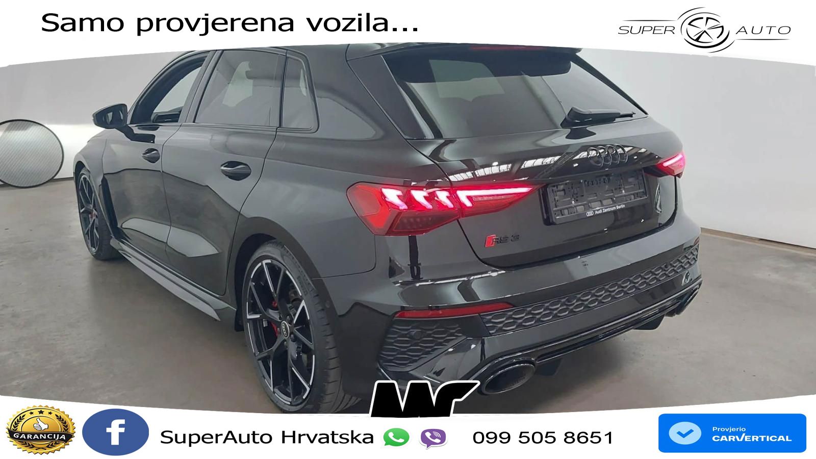 Audi RS3 Sedan 2.5 TFSI (400 KS) quattro S tronic LED+GR SJED+ACC