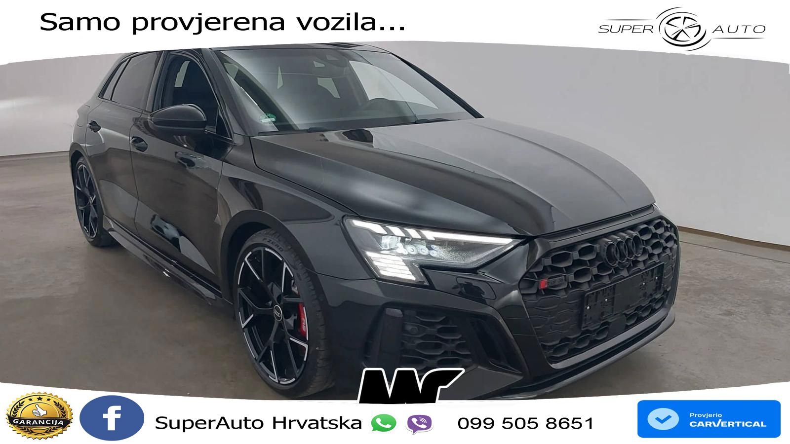 Audi RS3 Sedan 2.5 TFSI (400 KS) quattro S tronic LED+GR SJED+ACC