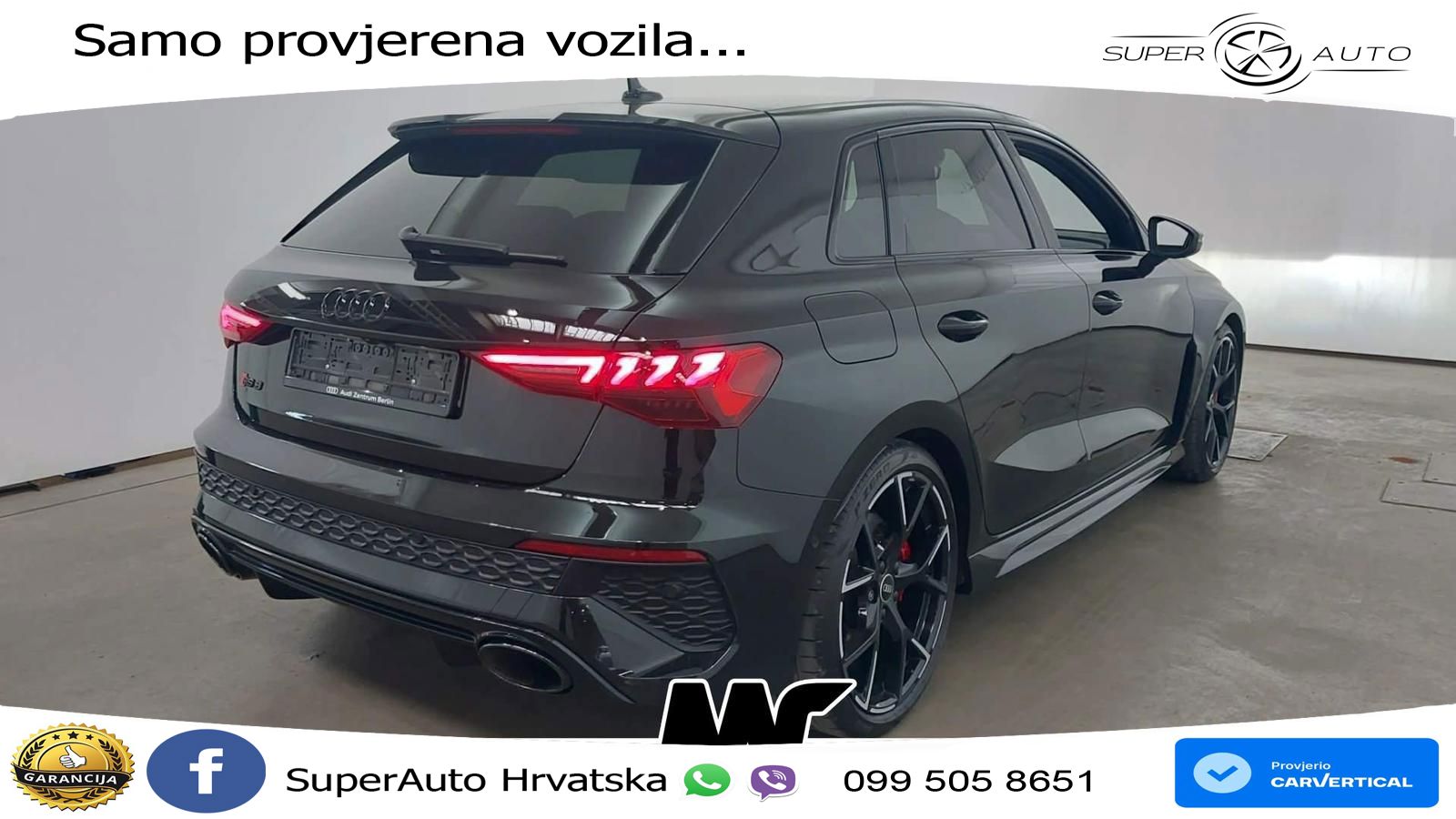 Audi RS3 Sedan 2.5 TFSI (400 KS) quattro S tronic LED+GR SJED+ACC
