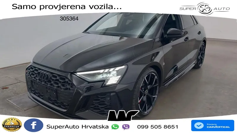 Audi RS3 Sedan 2.5 TFSI (400 KS) quattro S tronic LED+GR SJED+ACC
