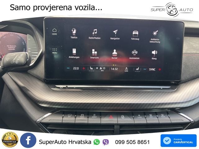 Škoda Octavia Combi RS 2.0 TDI (200 KS) DSG LED+GR SJED+ACC