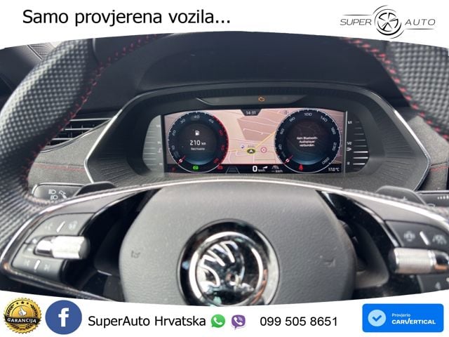 Škoda Octavia Combi RS 2.0 TDI (200 KS) DSG LED+GR SJED+ACC