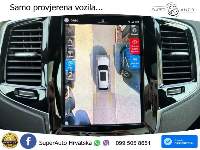 Volvo XC90 2.0 B5 Diesel AWD Automatic ZRAČNI+ACC+GR SJED+KAM+PANO