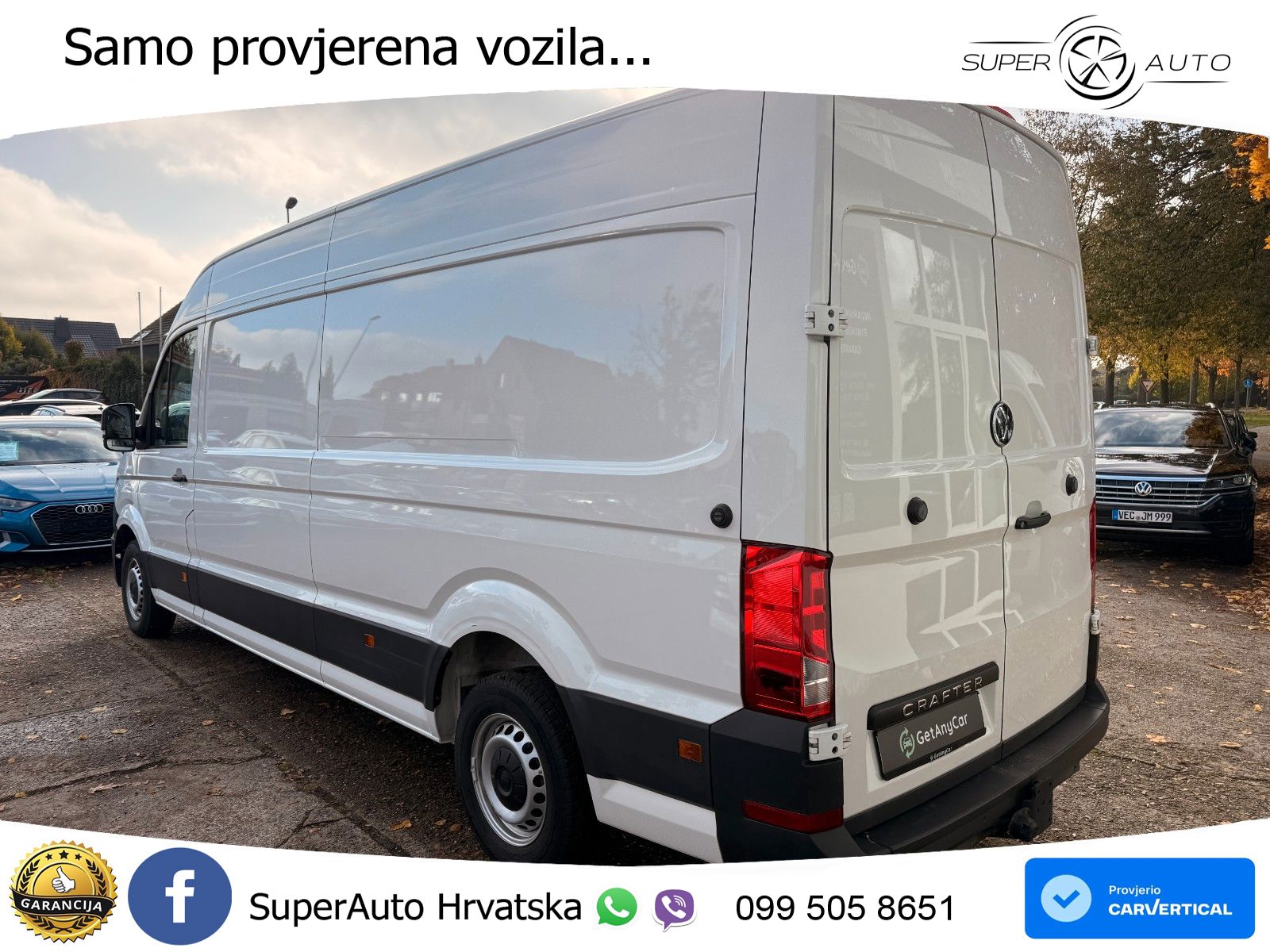Volkswagen Crafter 35 lang Hochdach FWD V-Pit+LED+RFK+PDC 140 KS