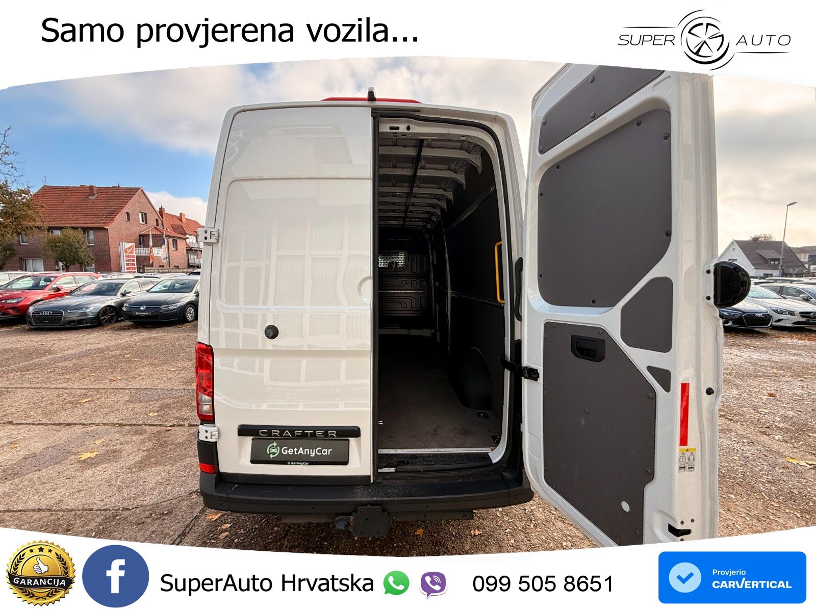 Volkswagen Crafter 35 lang Hochdach FWD V-Pit+LED+RFK+PDC 140 KS
