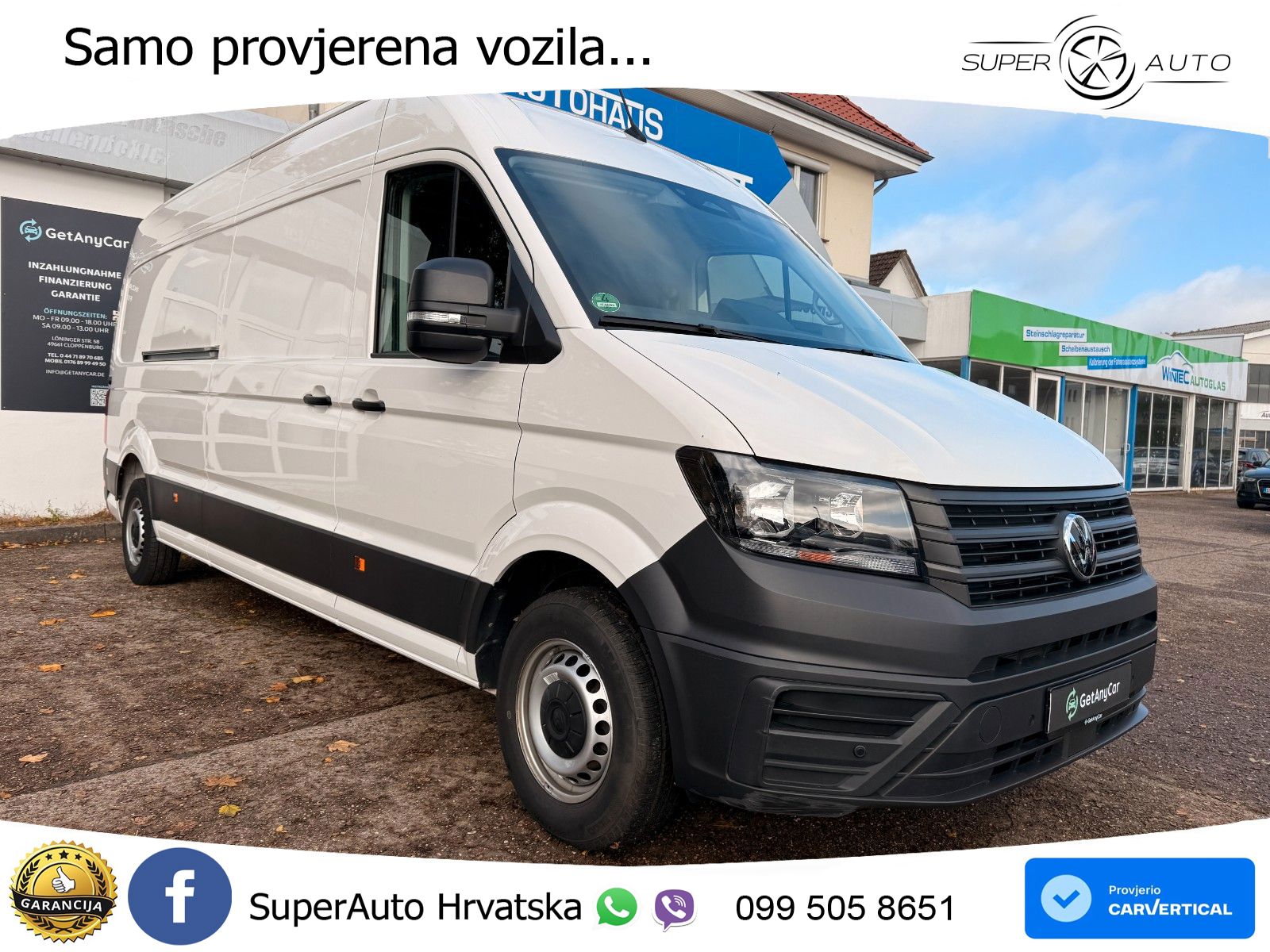 Volkswagen Crafter 35 lang Hochdach FWD V-Pit+LED+RFK+PDC 140 KS
