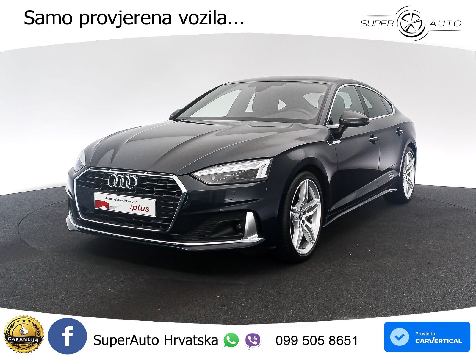 Audi A5 Sportback  40 TFSI (204 KS) S tronic advanced