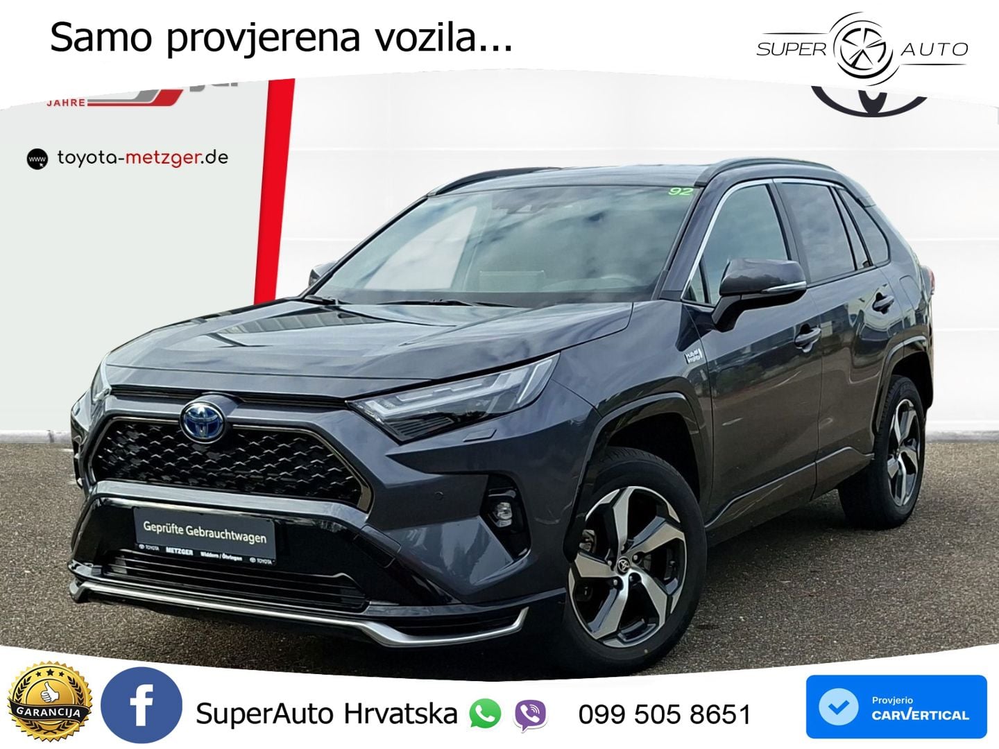 Toyota RAV4 2.5 D-4S (306 KS) Hybrid AWD-i e-CVT LED+GR SJED+ACC