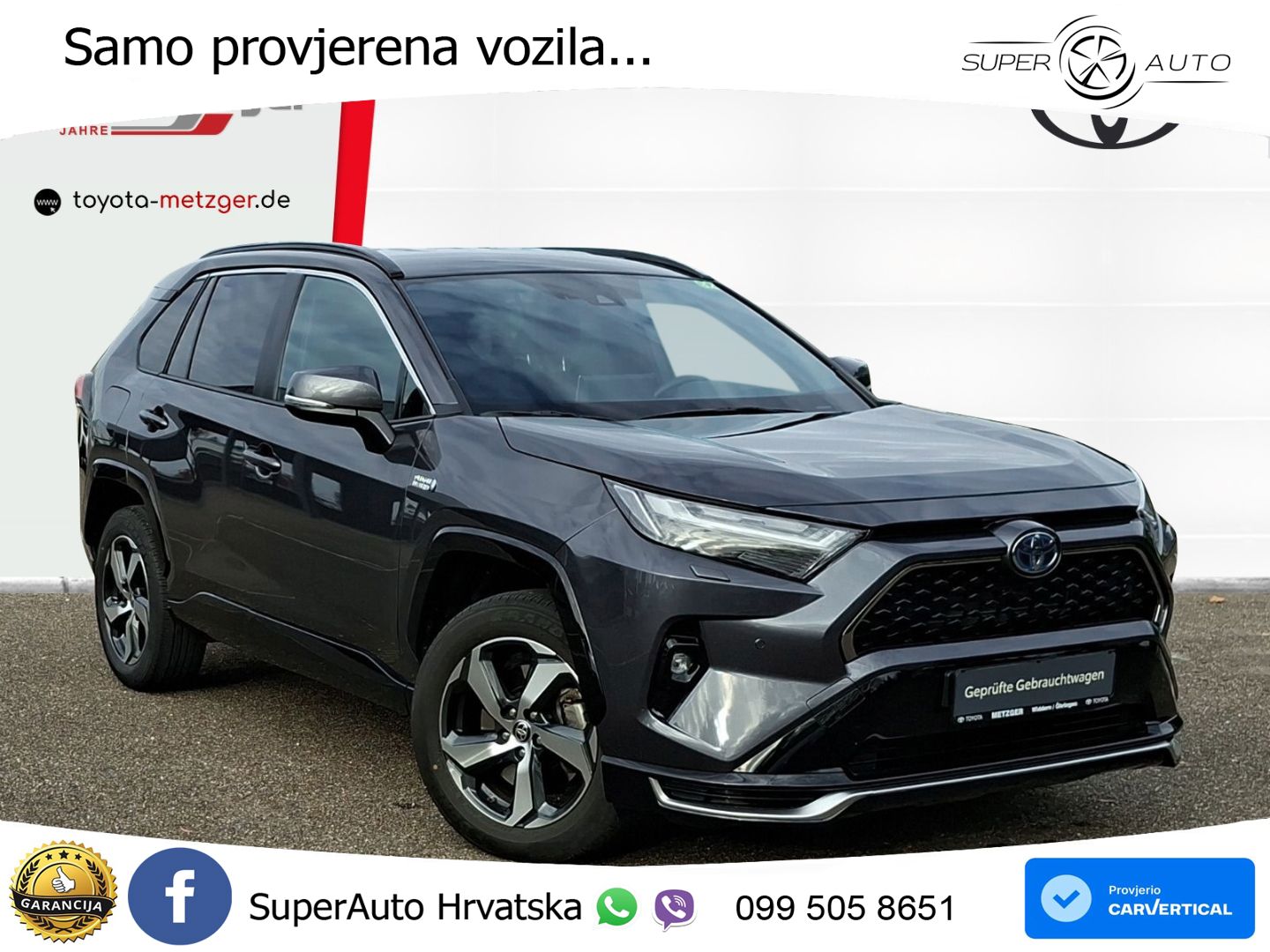Toyota RAV4 2.5 D-4S (306 KS) Hybrid AWD-i e-CVT LED+GR SJED+ACC