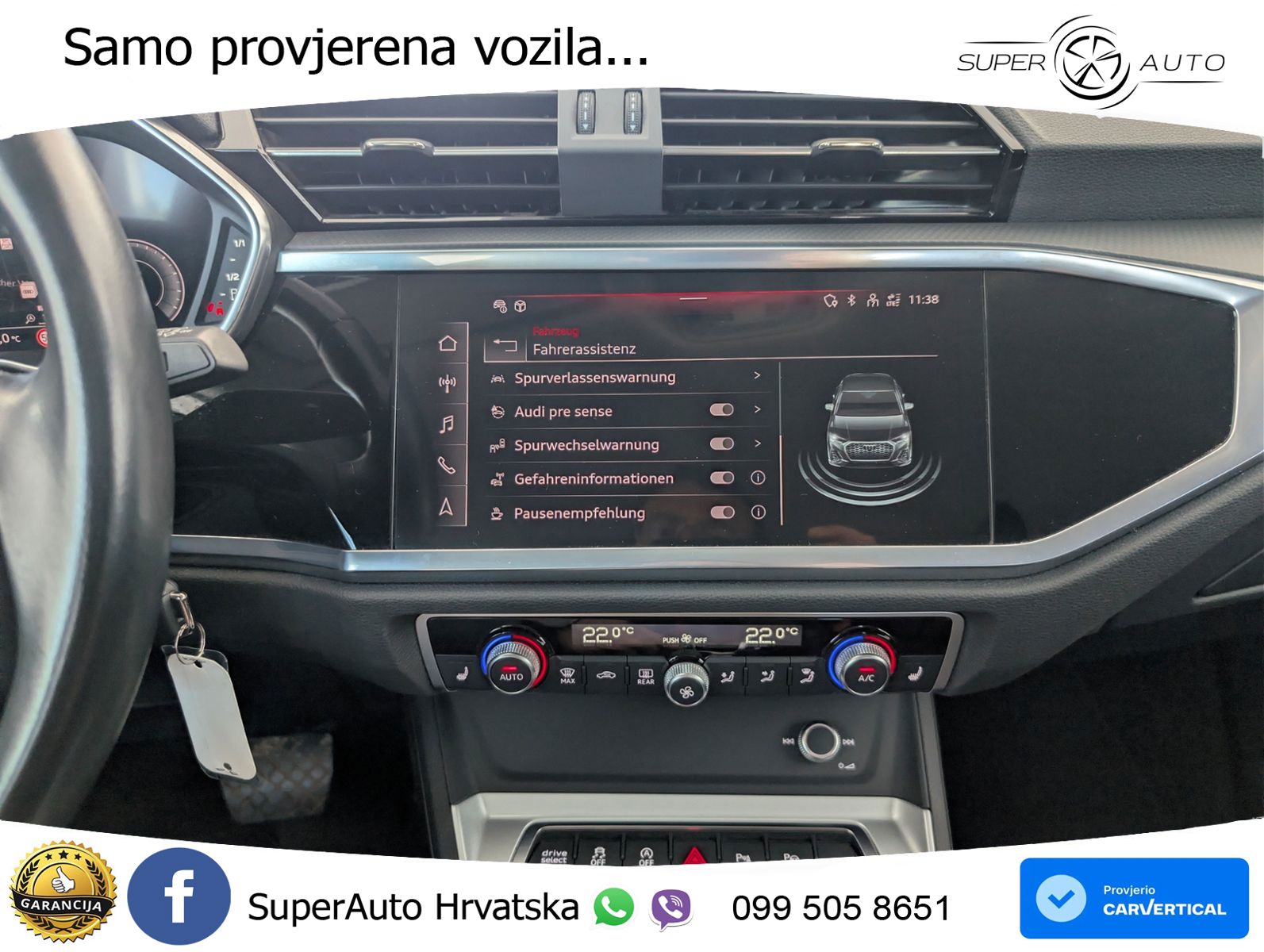 Audi Q3 Sportback 40 TDI (200 KS) quattro S tronic LED+GR SJED+ACC