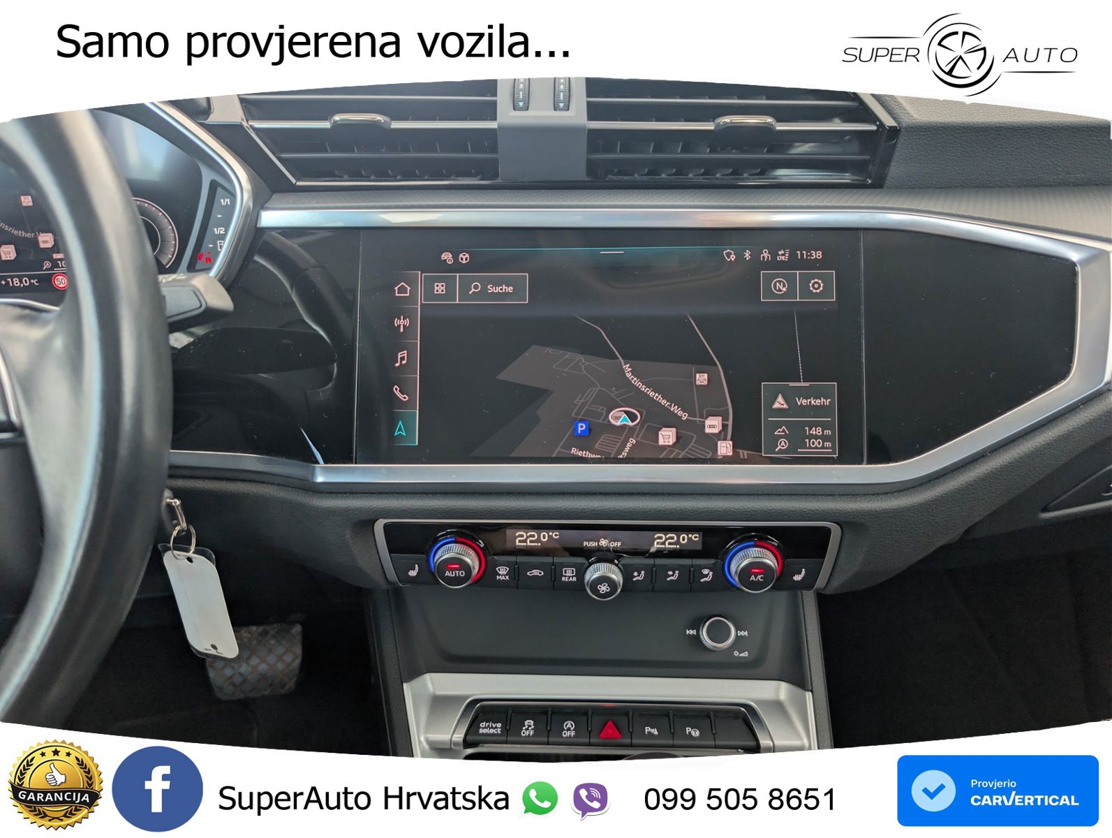 Audi Q3 Sportback 40 TDI (200 KS) quattro S tronic LED+GR SJED+ACC