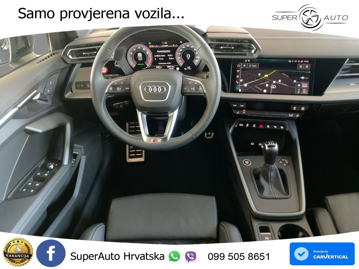 Audi A3 Limuzina 30 TFSI (116 KS) S line LED+GR SJED+ACC