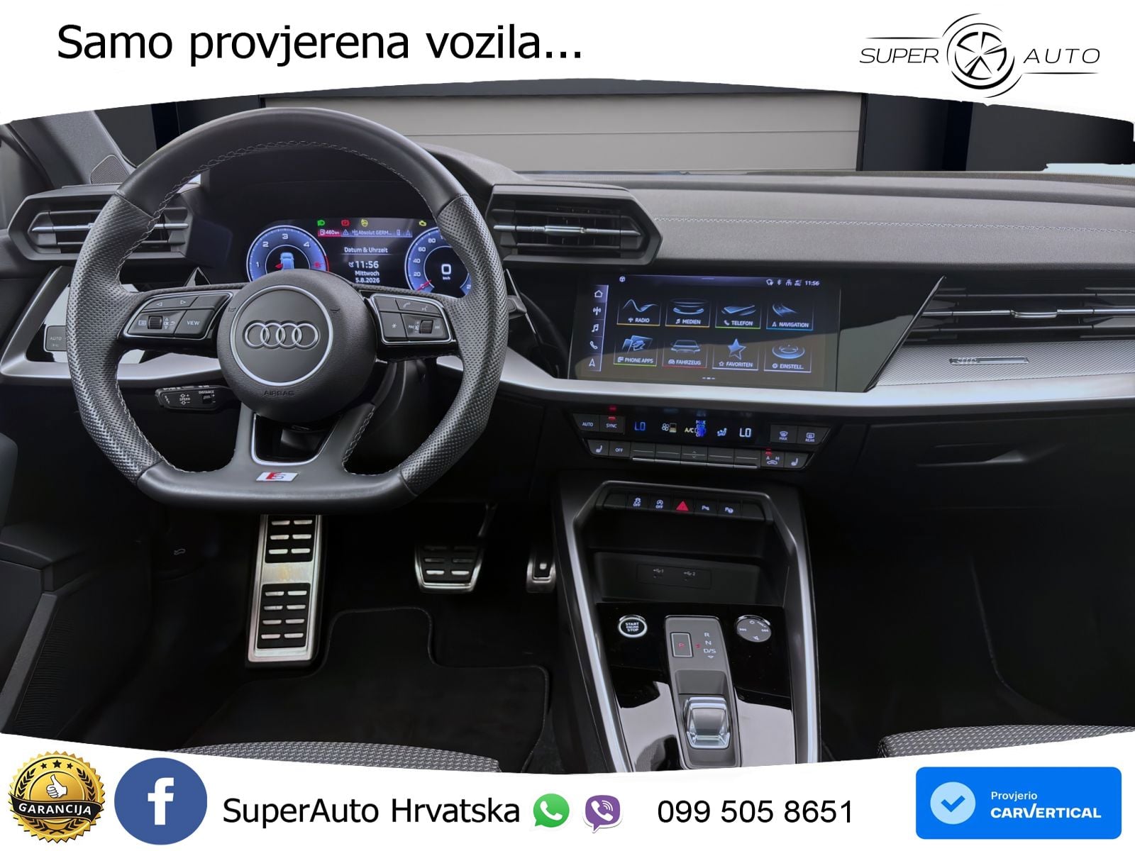 Audi A3 Limuzina 35 TDI (150 KS) S tronic S line LED+GR SJED+ACC