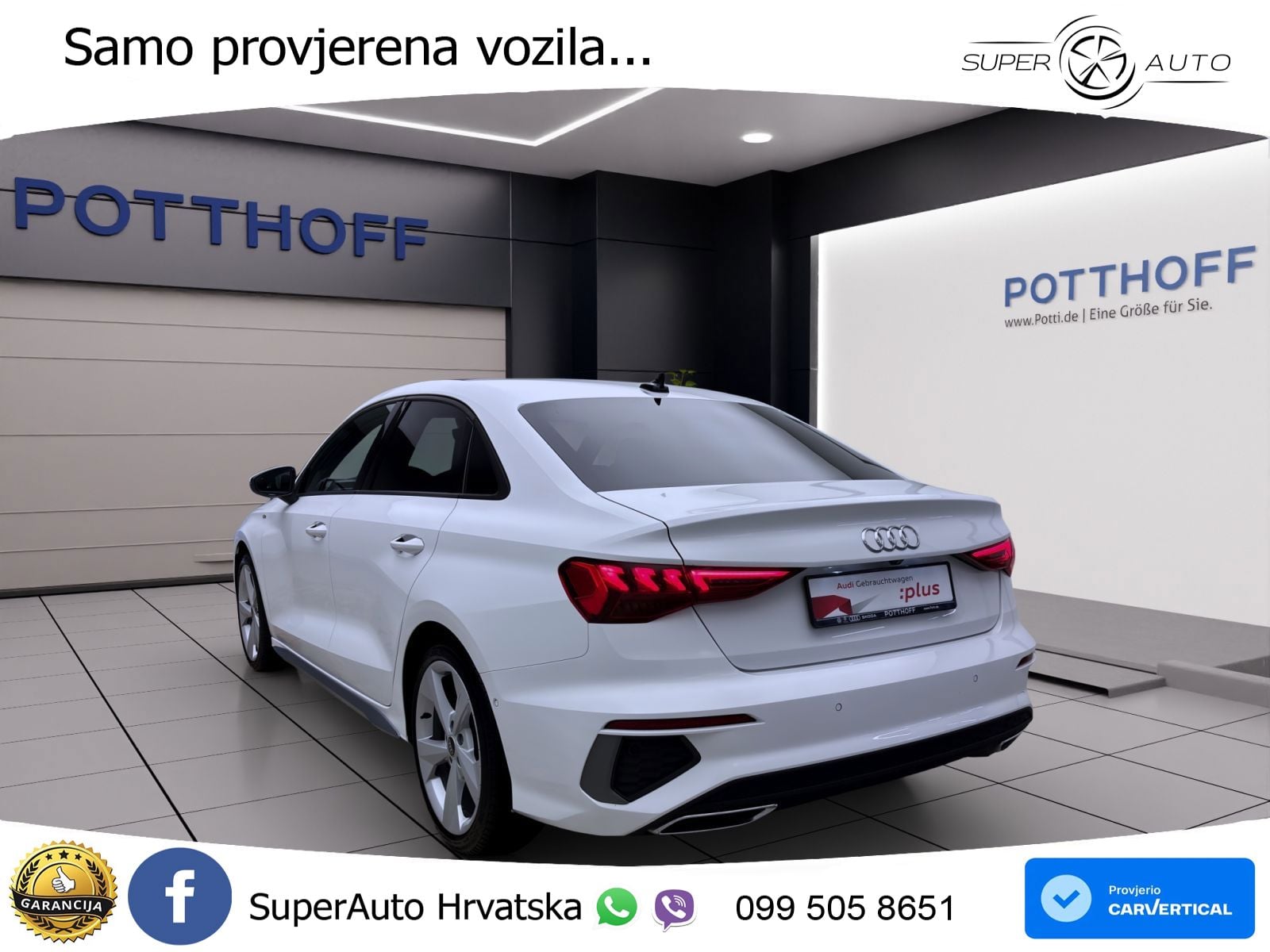 Audi A3 Limuzina 35 TDI (150 KS) S tronic S line LED+GR SJED+ACC