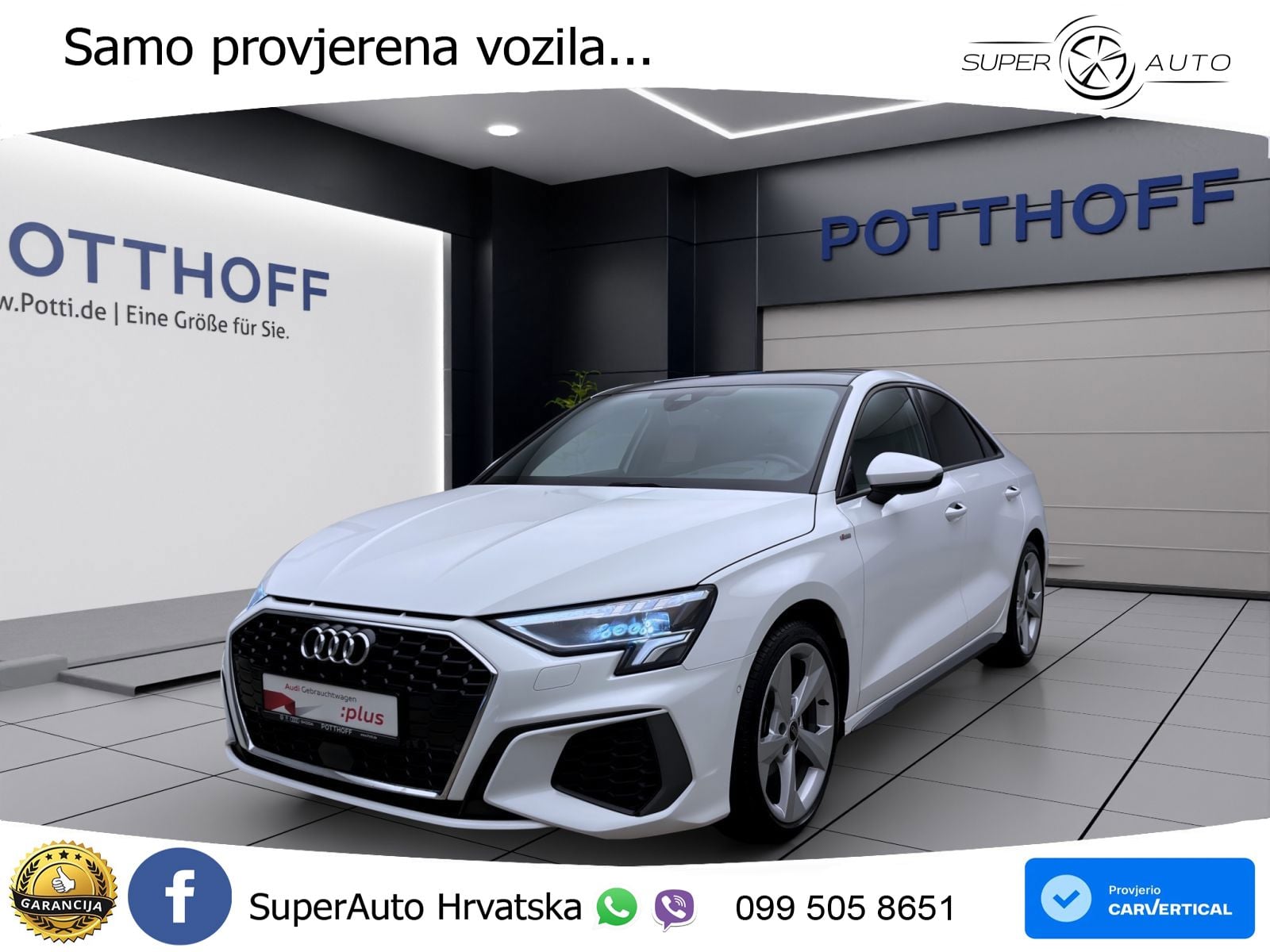 Audi A3 Limuzina 35 TDI (150 KS) S tronic S line LED+GR SJED+ACC