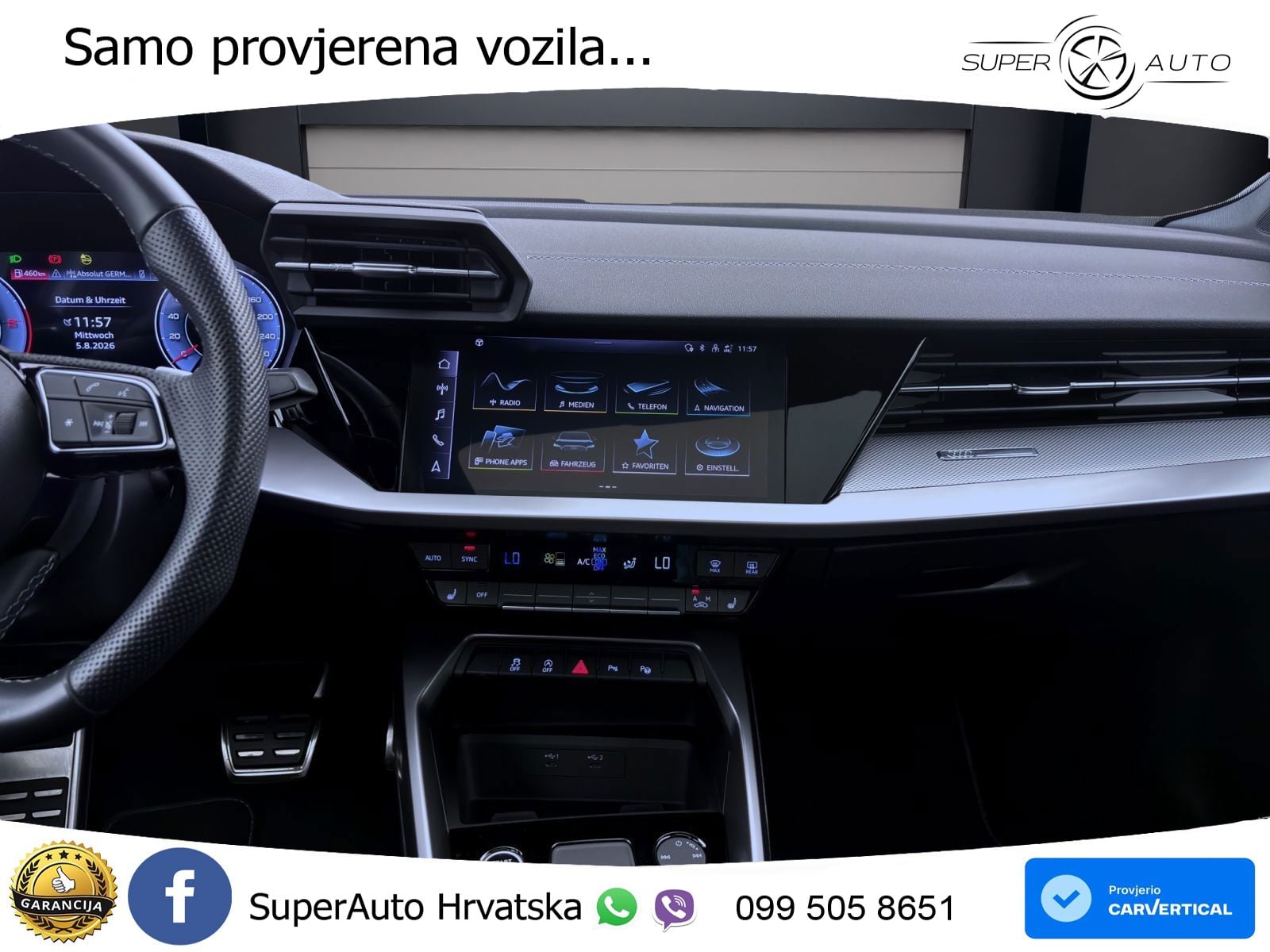 Audi A3 Limuzina 35 TDI (150 KS) S tronic S line LED+GR SJED+ACC