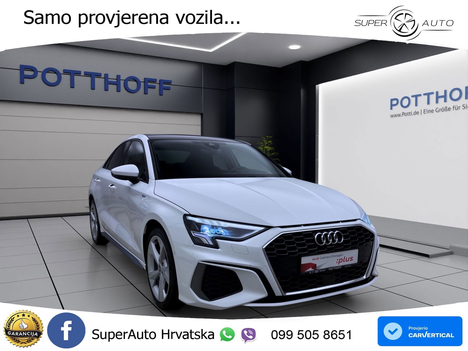 Audi A3 Limuzina 35 TDI (150 KS) S tronic S line LED+GR SJED+ACC