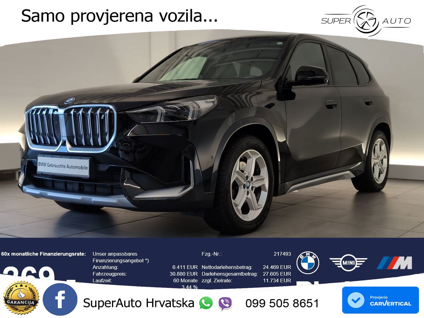 BMW iX1 68 kWh (313 KS) xDrive30