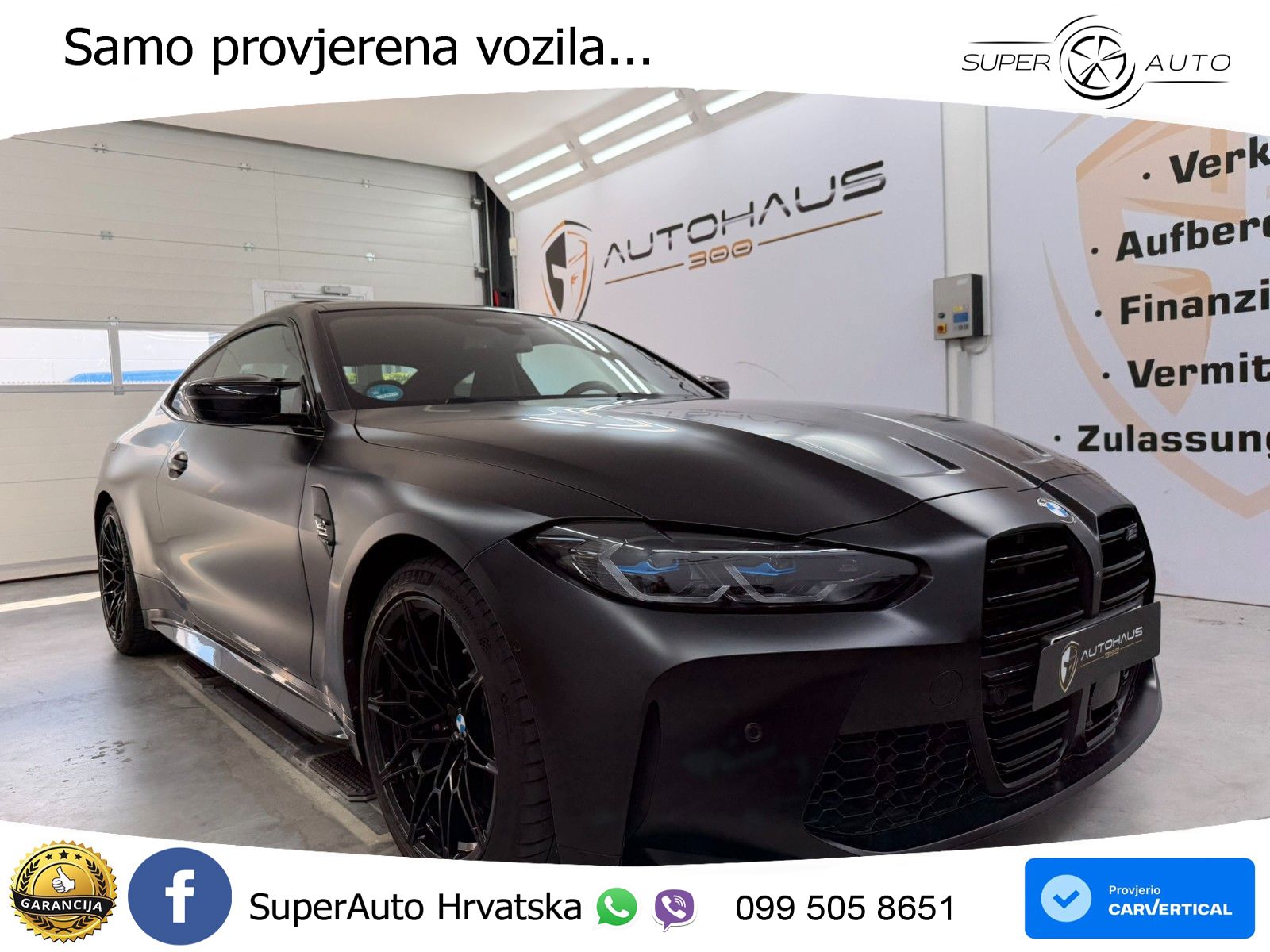 BMW M4 Competition 3.0 (510 KS) xDrive Steptronic LED+GR SJED+ACC