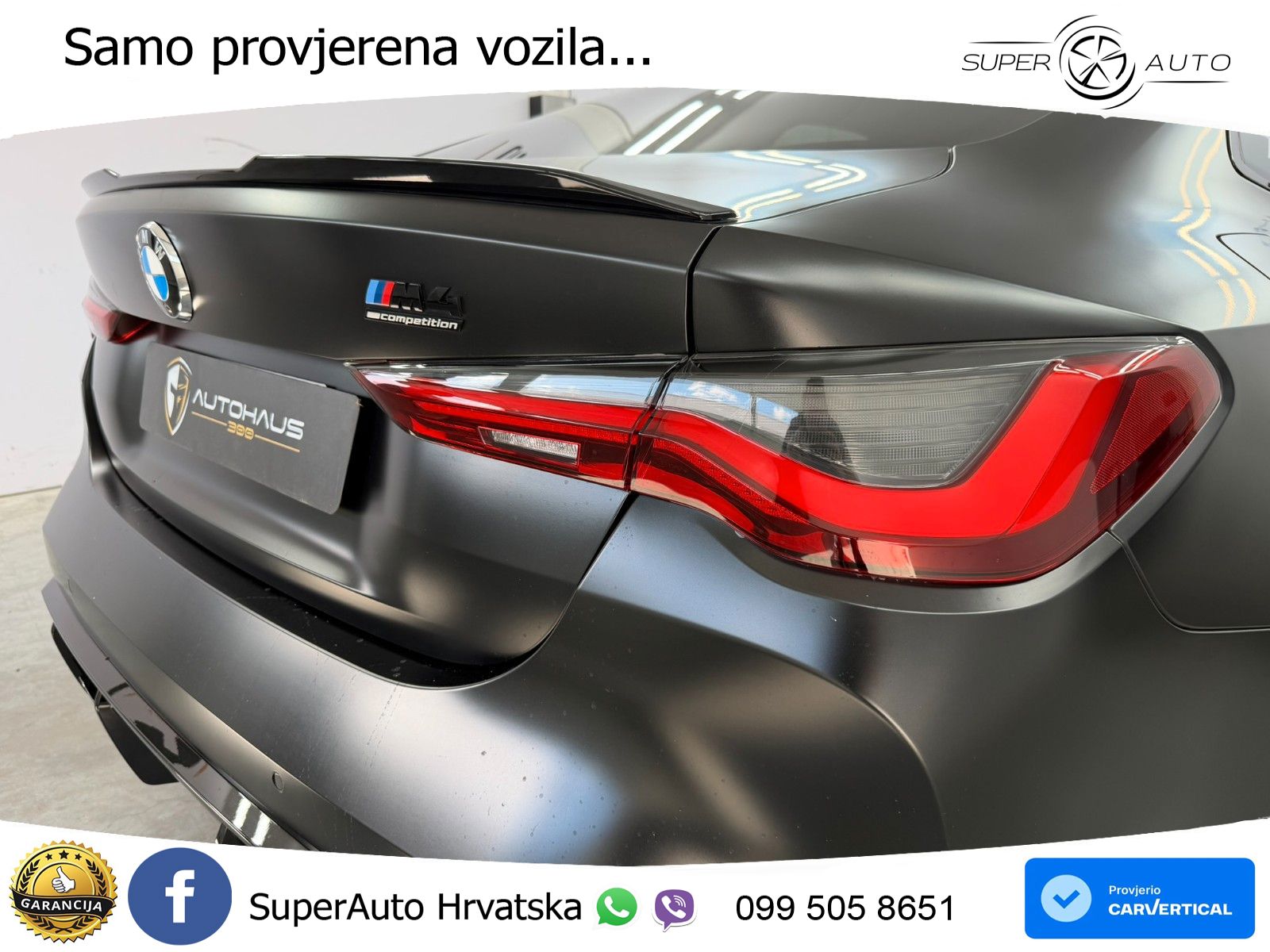 BMW M4 Competition 3.0 (510 KS) xDrive Steptronic LED+GR SJED+ACC