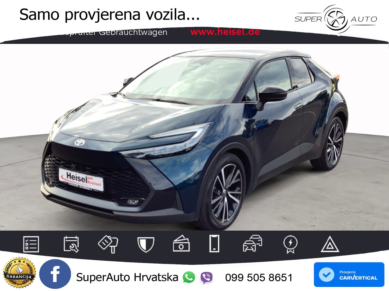 Toyota C-HR 2.0 (198 KS) Hybrid e-CVT LED+GR SJED+ACC