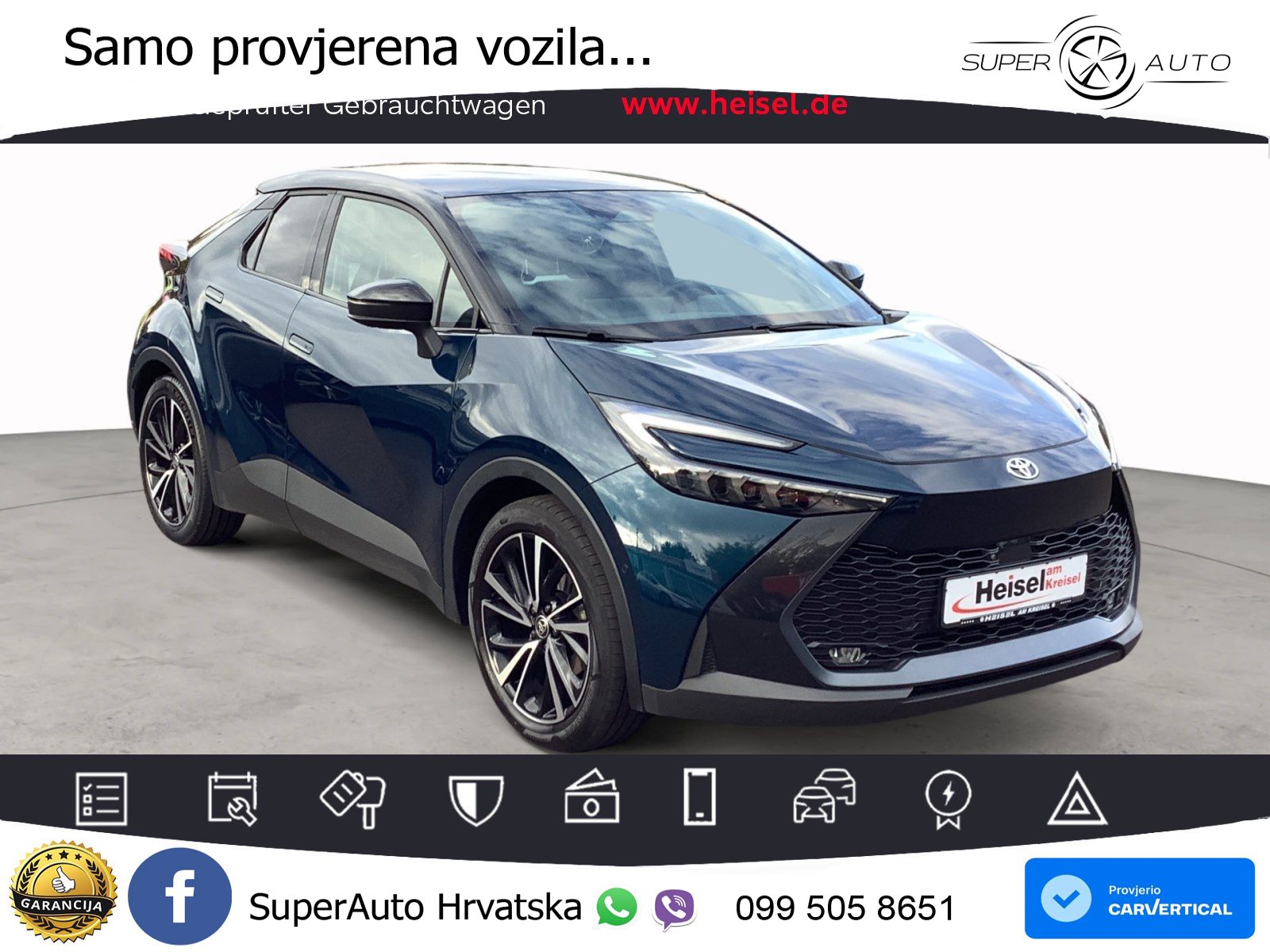 Toyota C-HR 2.0 (198 KS) Hybrid e-CVT LED+GR SJED+ACC