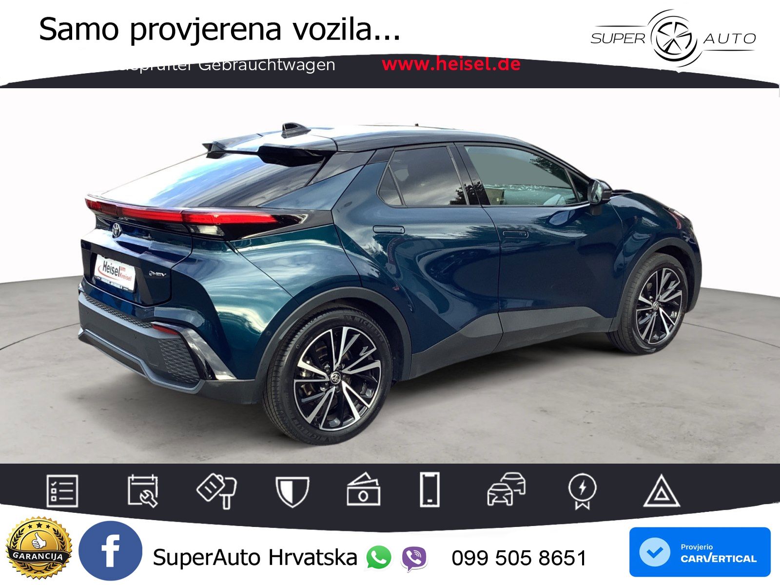Toyota C-HR 2.0 (198 KS) Hybrid e-CVT LED+GR SJED+ACC