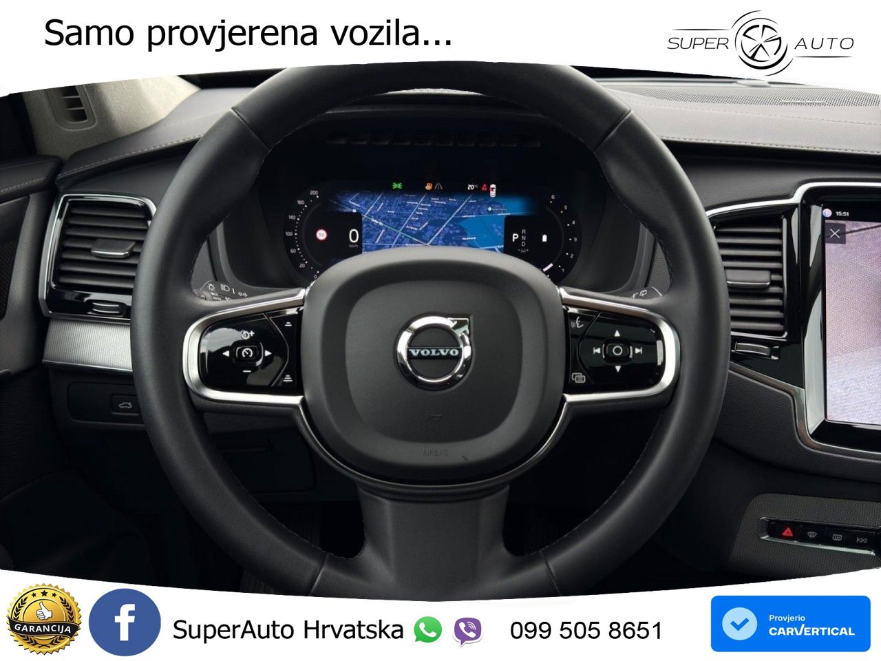 Volvo XC90 2.0 B5 Diesel AWD Automatic ACC+HEAD+4xGR SJED+360+PANO
