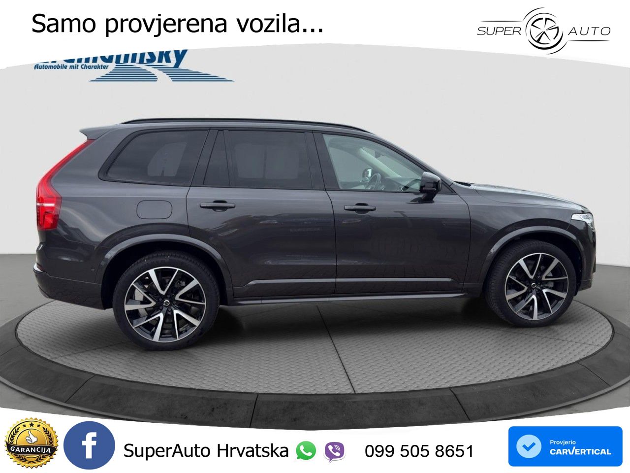 Volvo XC90 2.0 B5 Diesel AWD Automatic ACC+HEAD+4xGR SJED+360+PANO