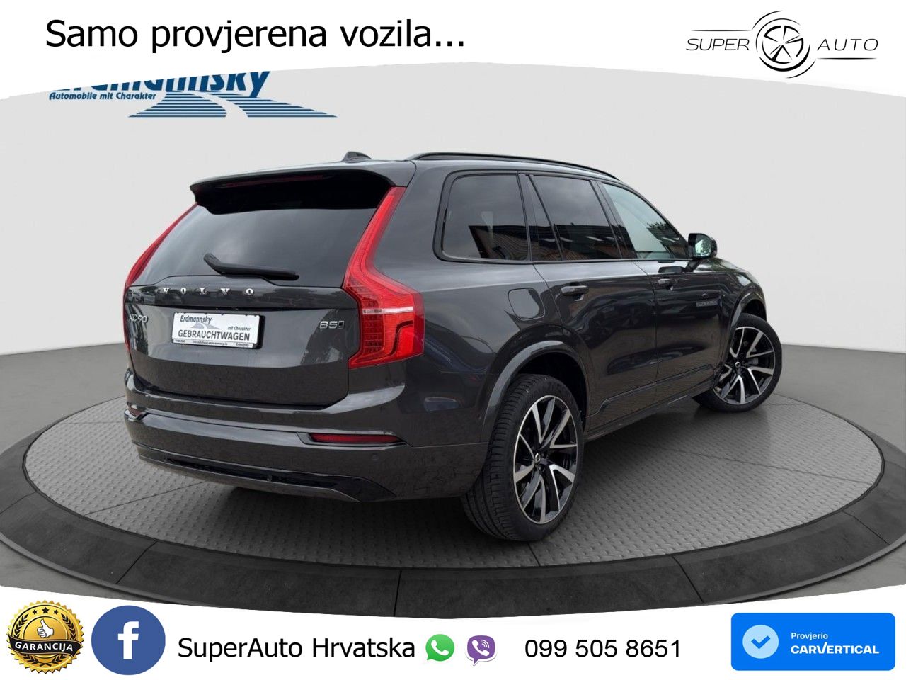 Volvo XC90 2.0 B5 Diesel AWD Automatic ACC+HEAD+4xGR SJED+360+PANO