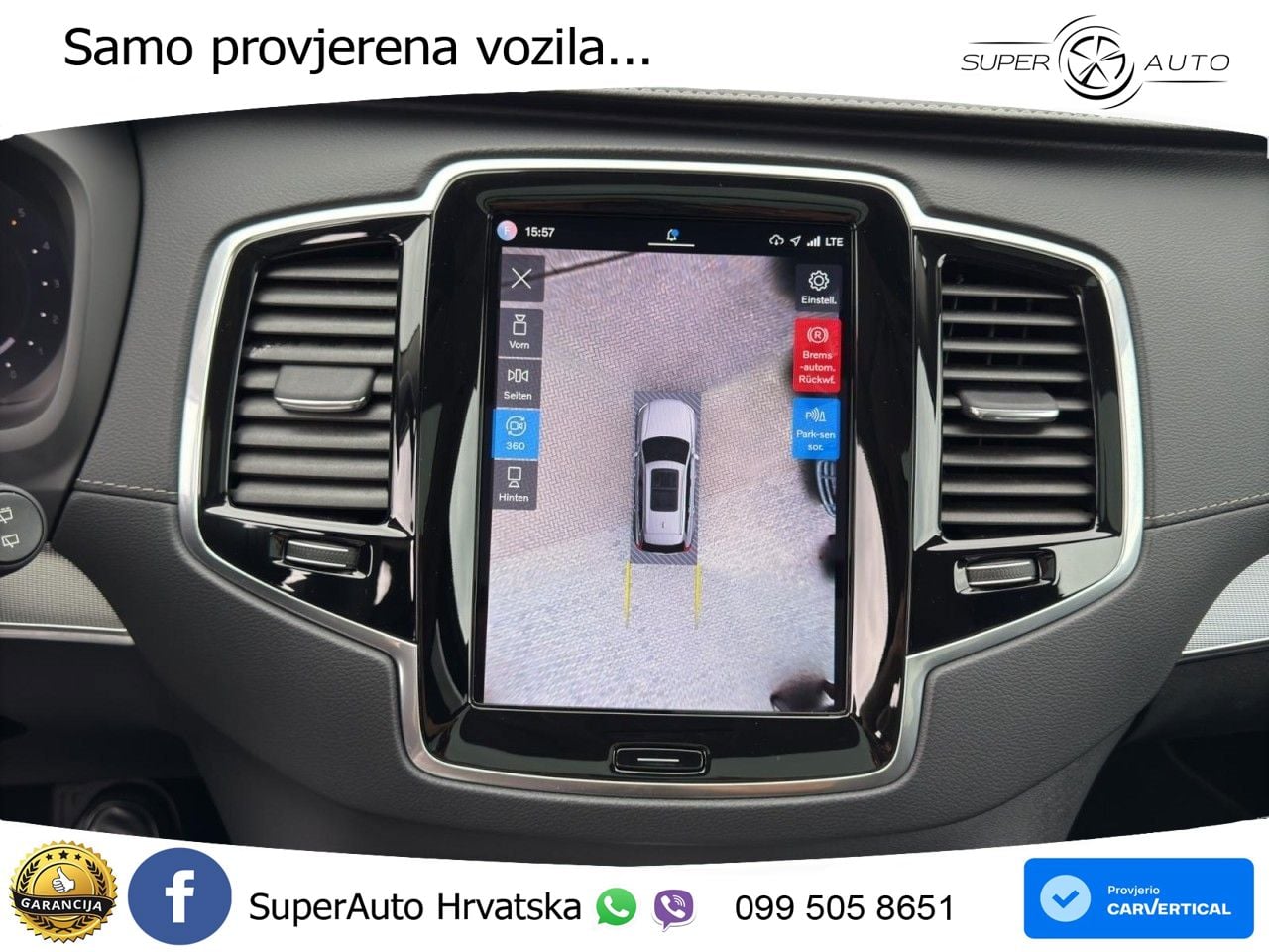 Volvo XC90 2.0 B5 Diesel AWD Automatic ACC+HEAD+4xGR SJED+360+PANO
