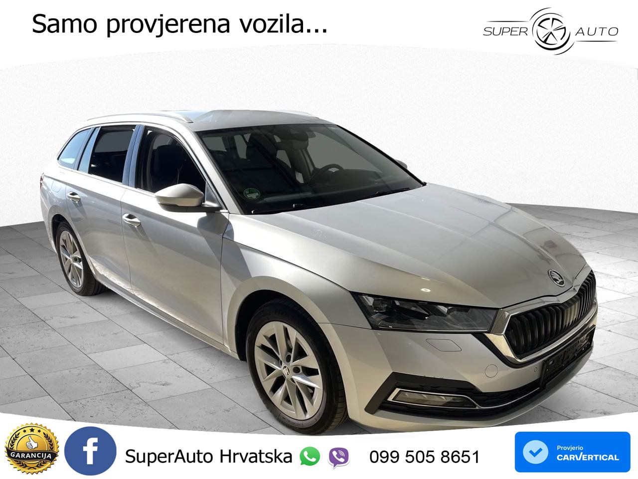 Škoda Octavia Combi 2.0 TDI (150 KS) DSG LED+GR SJED+ACC