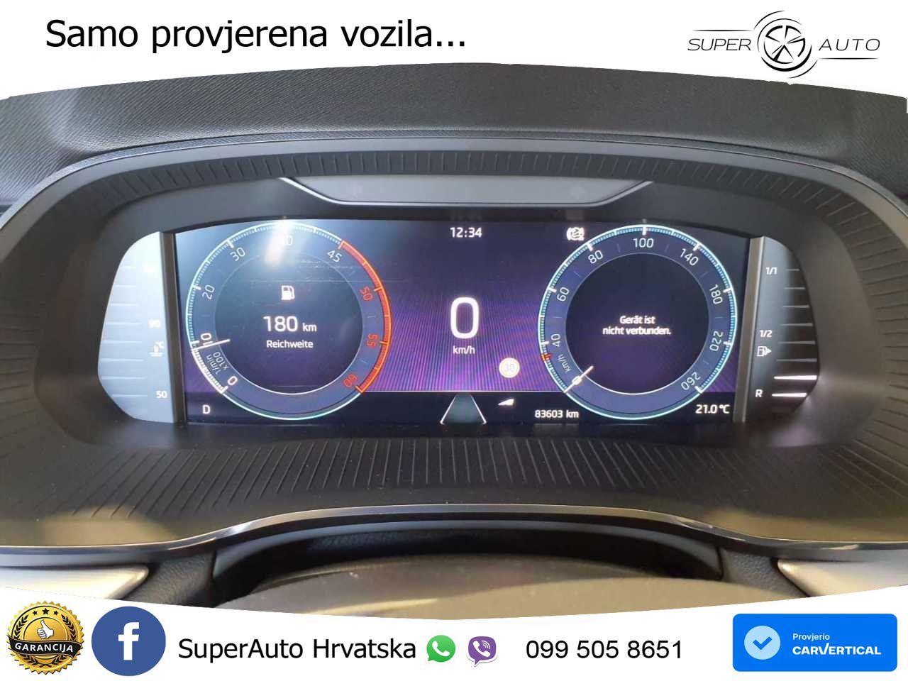 Škoda Octavia Combi 2.0 TDI (150 KS) DSG LED+GR SJED+ACC