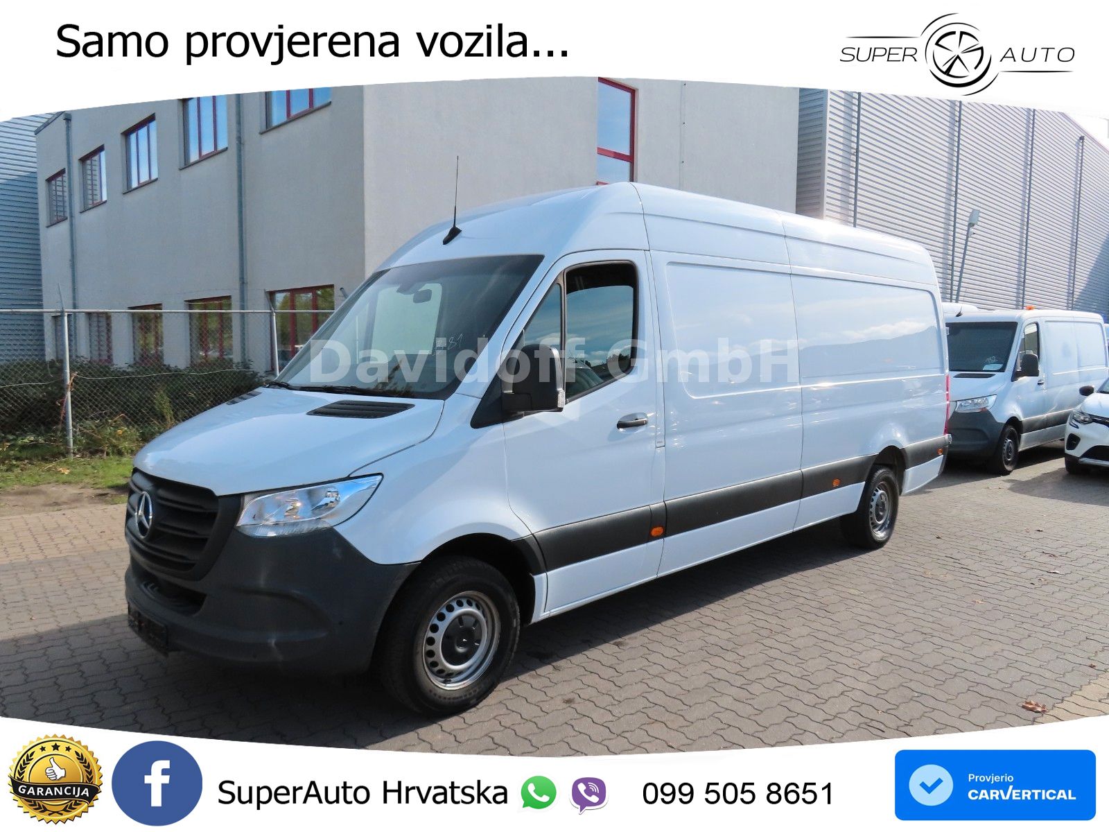 Mercedes-Benz Nr.B81 Sprinter 317CDI 2.Hand / MAXI / Kamera 170 KS