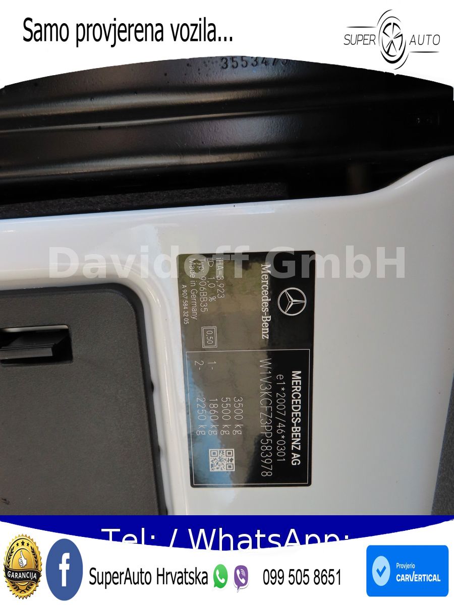 Mercedes-Benz Nr.B81 Sprinter 317CDI 2.Hand / MAXI / Kamera 170 KS
