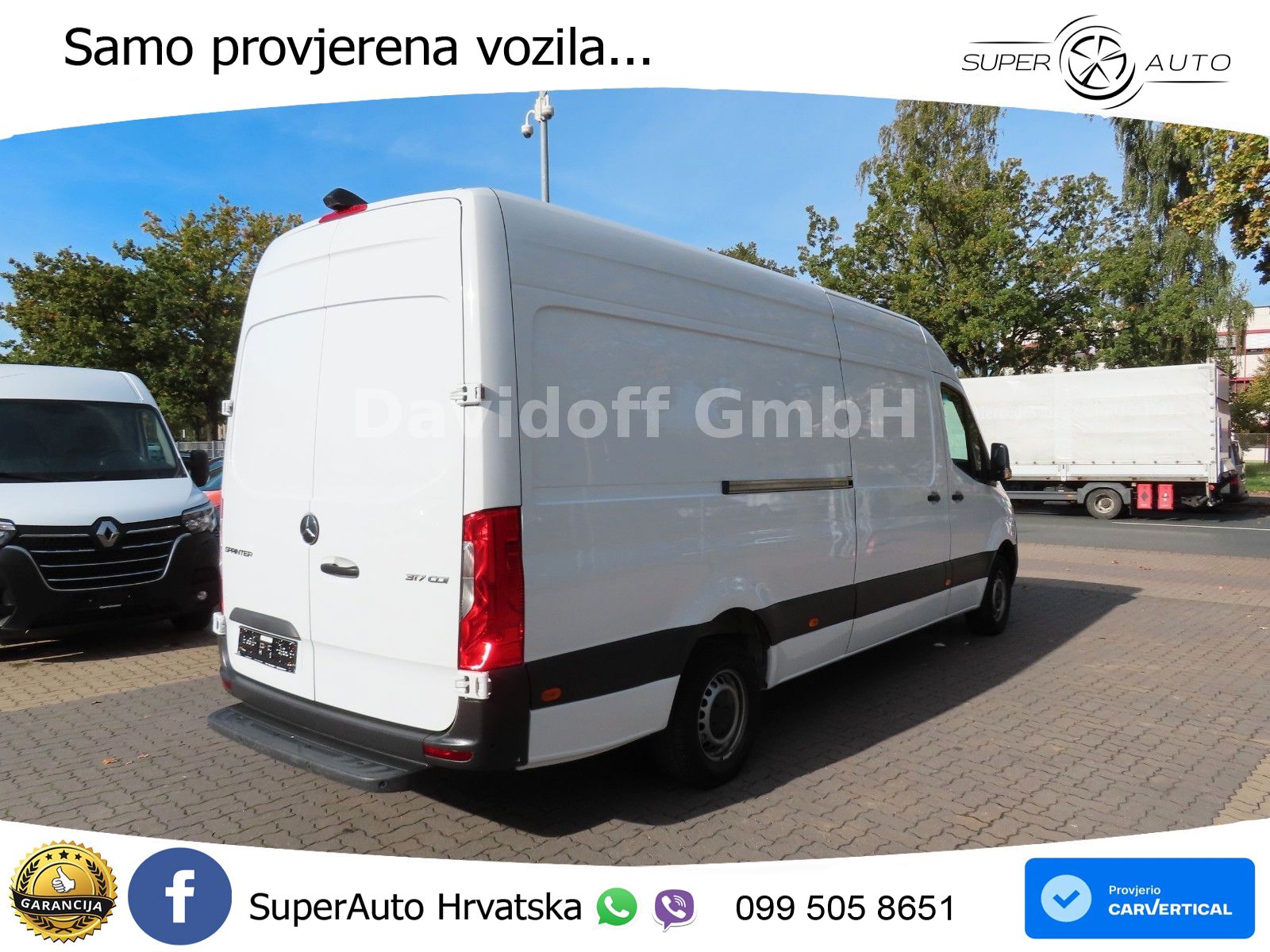 Mercedes-Benz Nr.B81 Sprinter 317CDI 2.Hand / MAXI / Kamera 170 KS