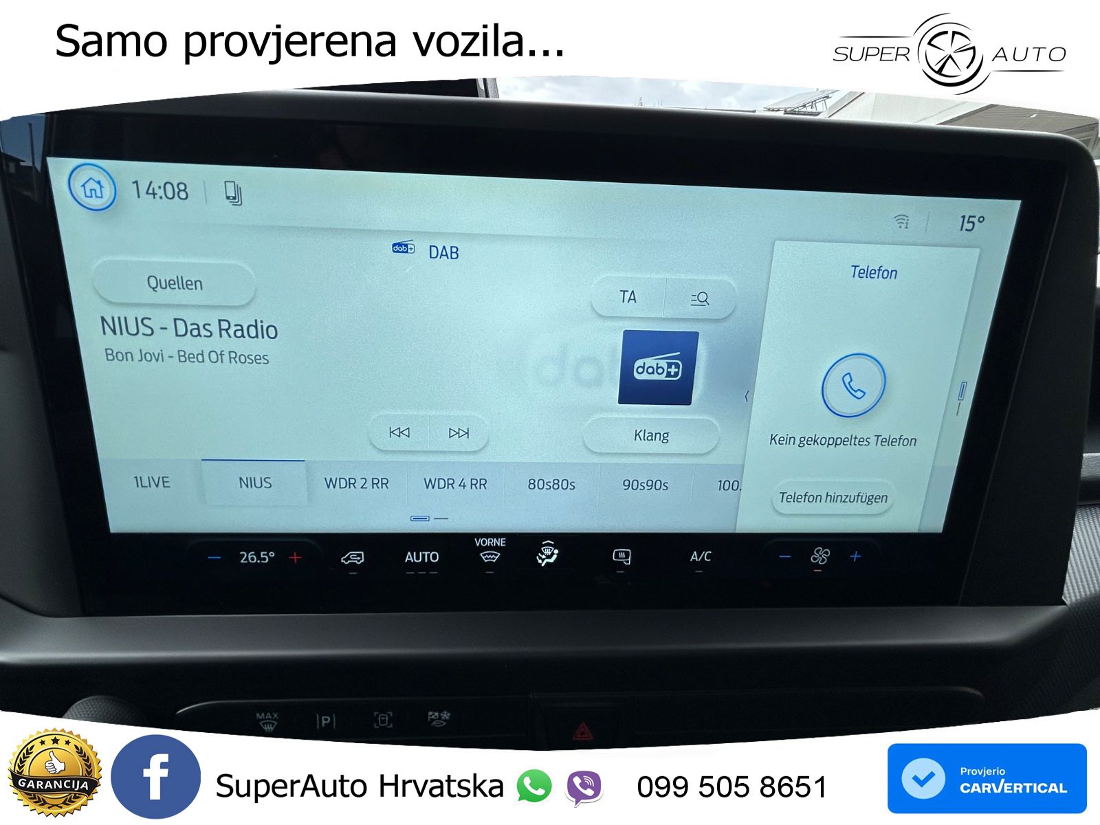 Ford Transit Custom 320 L2 150PS LaderaumP Garanti 5J 150 KS